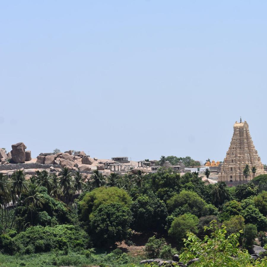 Temple View Guest House Hampi Exterior foto