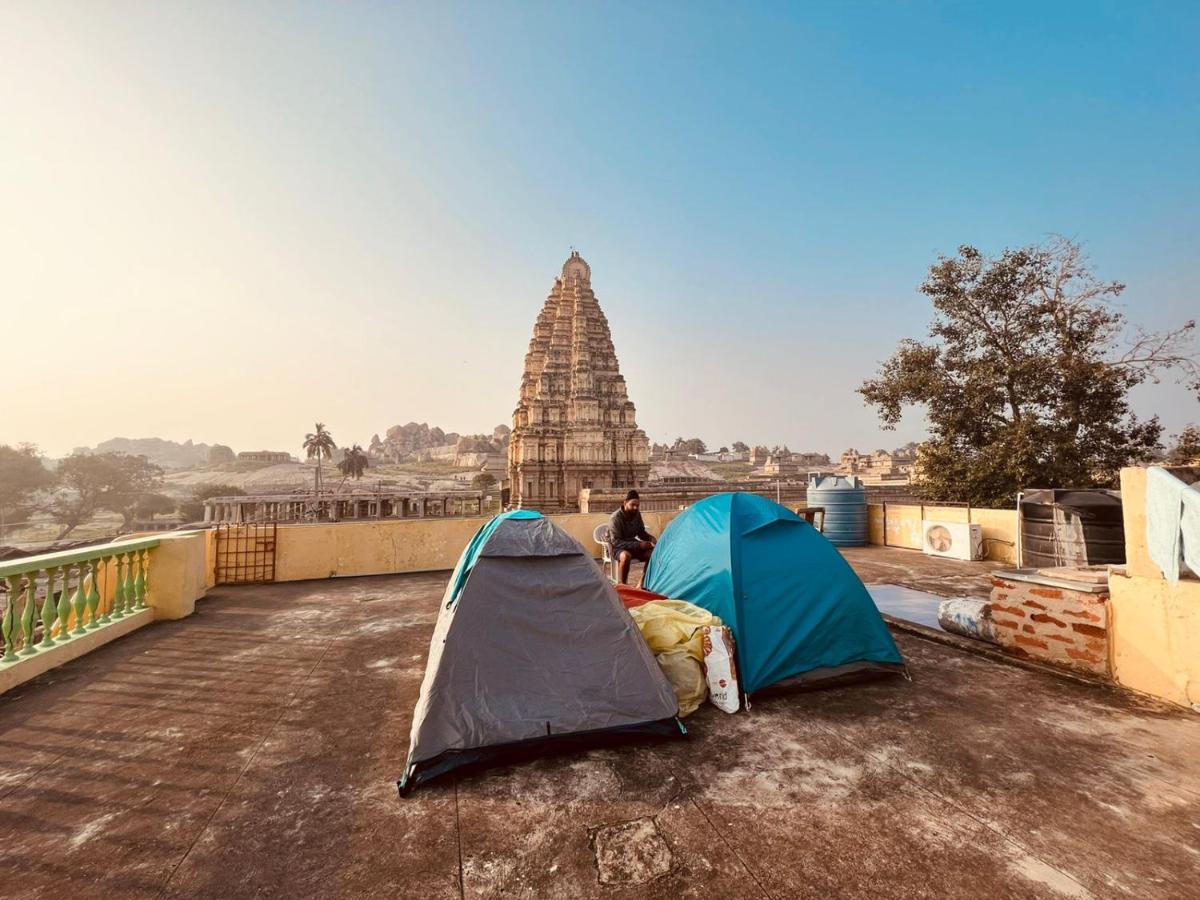 Temple View Guest House Hampi Exterior foto